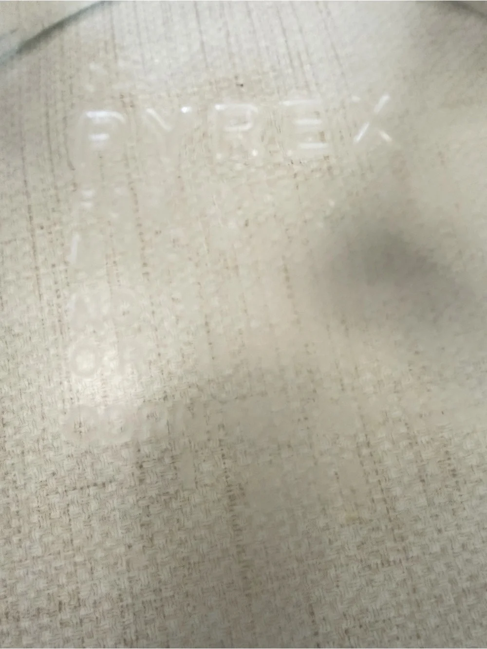 Pyrex elegant clear